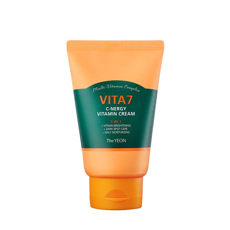 THE YEON Korean skin care TheYEON Vita7 C-Nergy Vitamin Cream 100ml 3.38 fl.oz - Brightening Skincare, Soothing, Moisturizing - Image 1